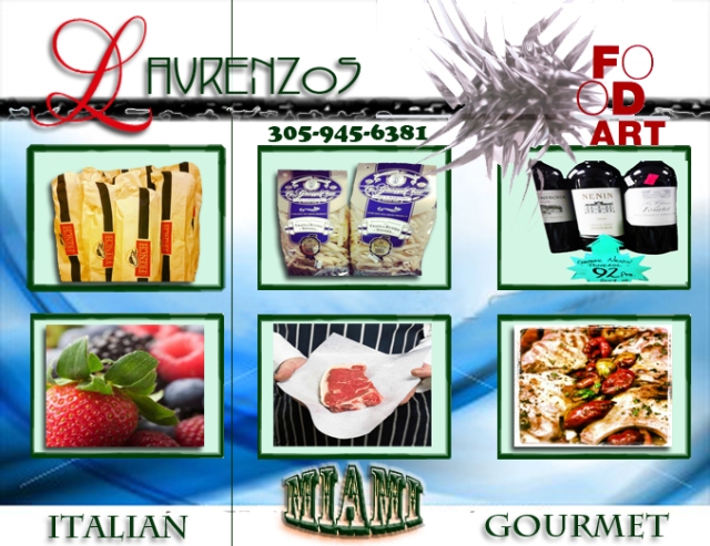 Laurenzos Miami's favorite Gourmet Italian market